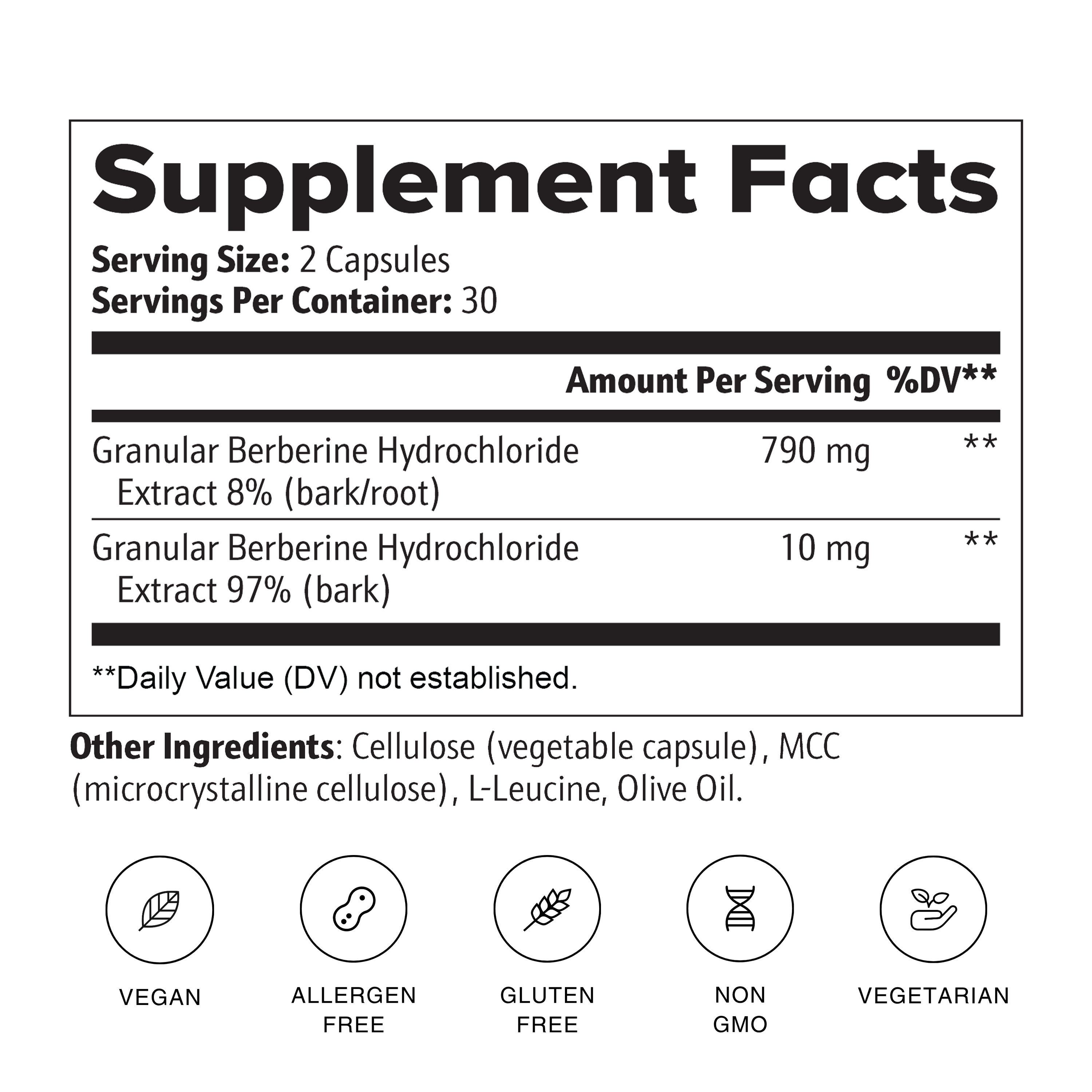 Berberine HCL Complex